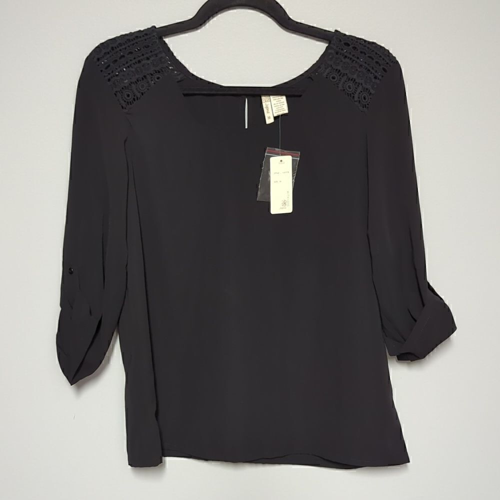 NWT Japna Black Blouse